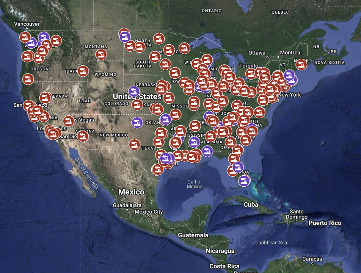 New map shows toxic chemical releases, fires and explosions occur every